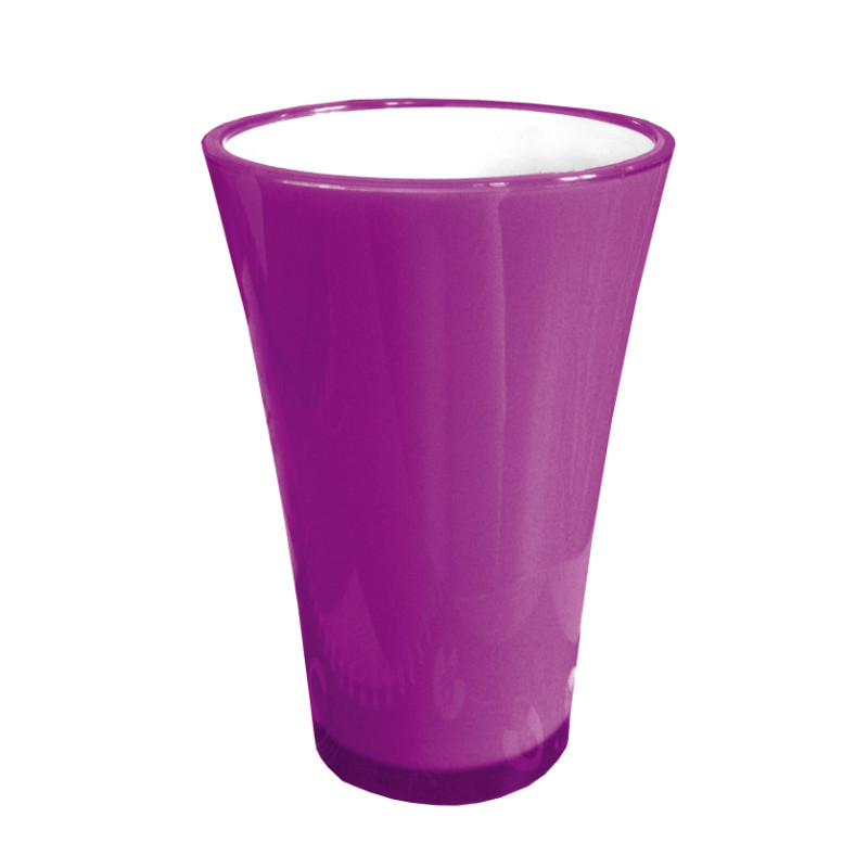 vase plastique fizzy  d. 20,4 x h. 35 cm agencement magasins