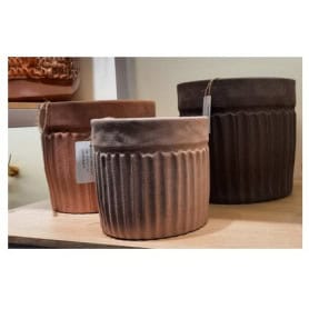 Cache-pot Terracotta 2 tailles - Lynn - Contenants - Grossiste