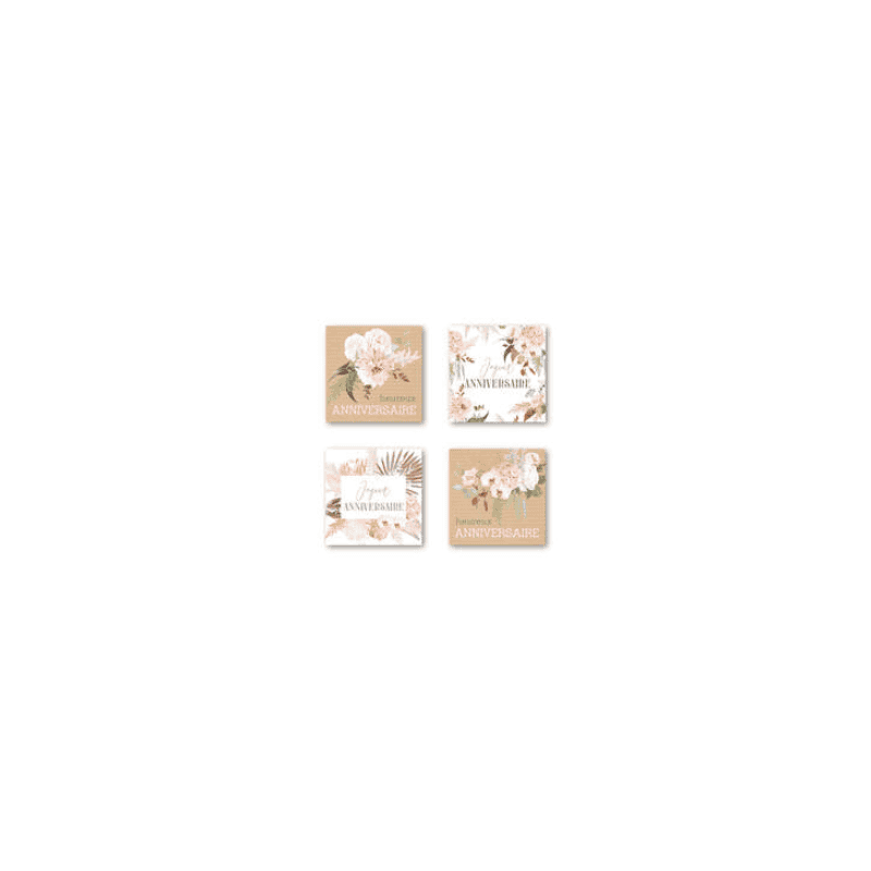 Rouleau de 500 étiquettes adhésives "Heureux anniversaire" - Gannett - Emballage - Grossiste Rouleau de 500 étiquettes adhésives "Heureux anniversaire" - Gannett - Emballage - Grossiste