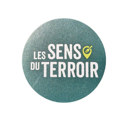 Rouleau de 1000 étiquettes adhésives - Sens du Terroir - Grossiste