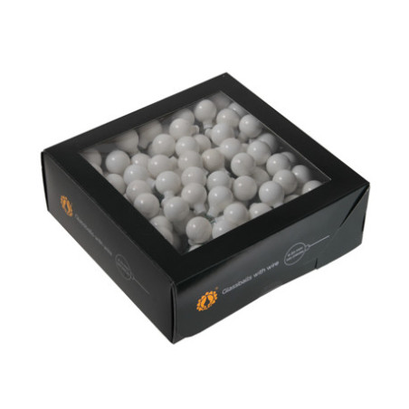 Boules en verre sur pic décoration noël grossiste
