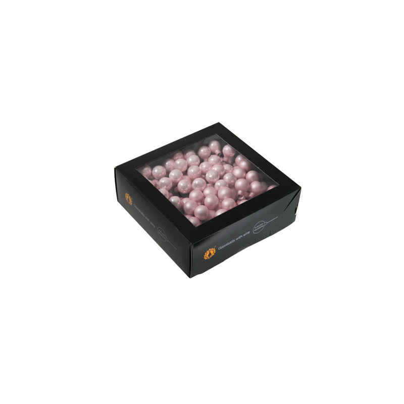Boules en verre sur pic décoration noël grossiste