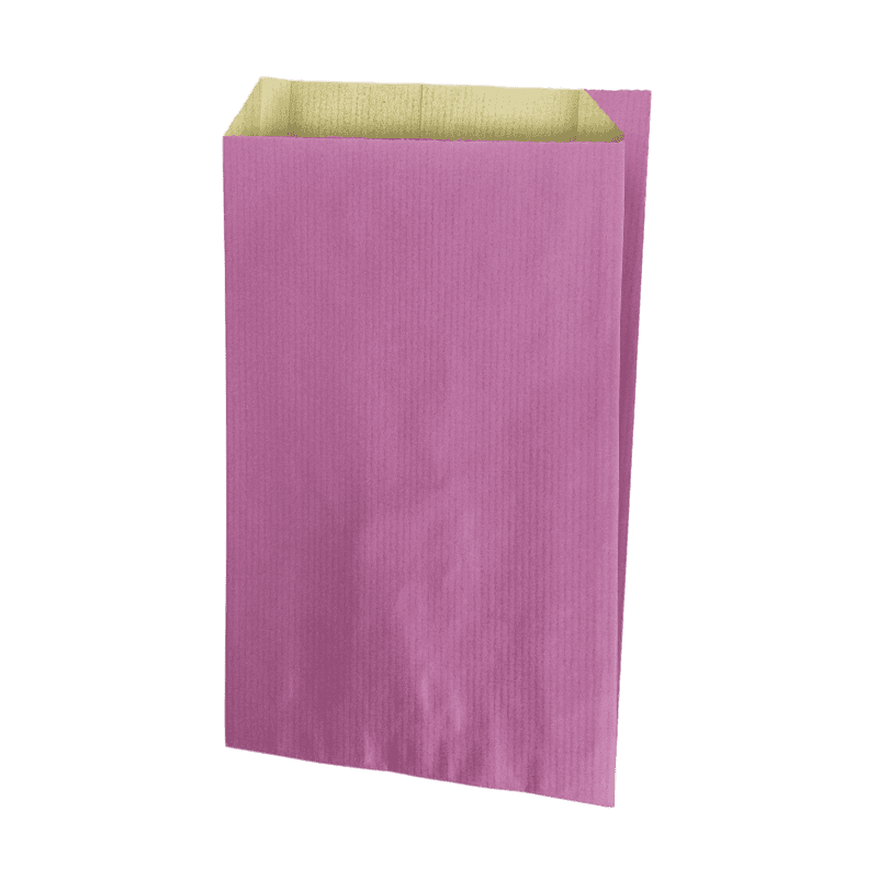 Paquet de 250 pochettes kraft vieux rose 3 tailles - Dykay - Emballage - Grossiste