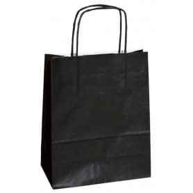 Sacs kraft noir emballage grossiste fleuriste