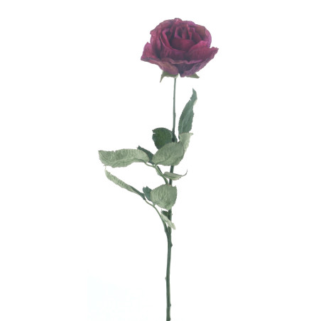 Rose artificielle 3 coloris tergal grossiste