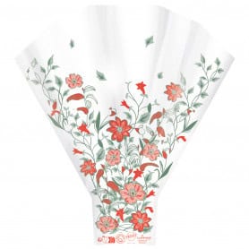Paquet de 50 housses à bouquet emballage plastique grossiste fleuriste