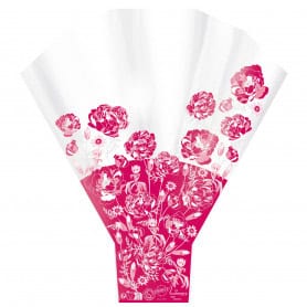 Paquet de 50 housses à bouquet emballage plastique grossiste fleuriste