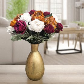 Hortensia artificielle 2 coloris décoration grossiste