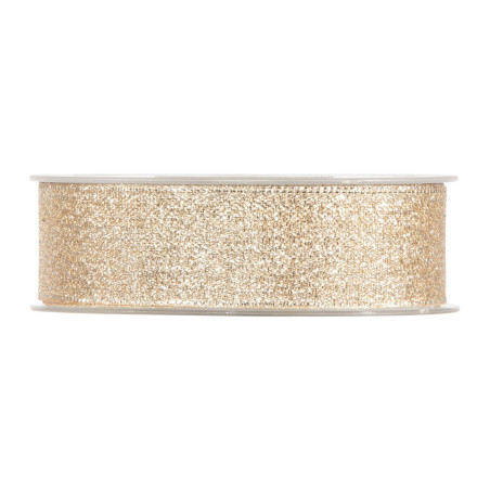 Ruban brillant 2 couleurs emballage fournitures fleuriste
