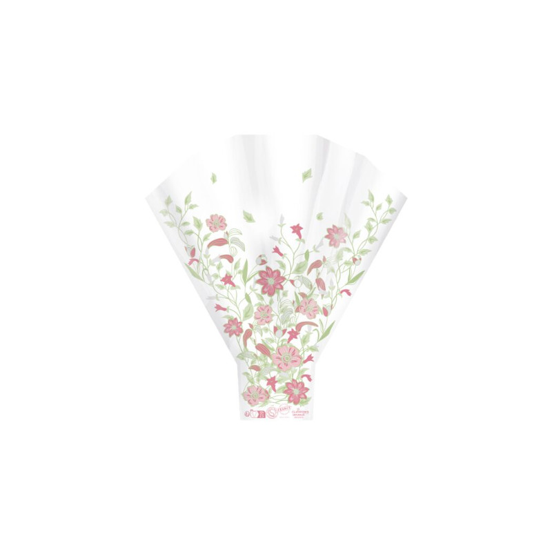 Paquet de 50 housses à bouquet emballage plastique grossiste fleuriste