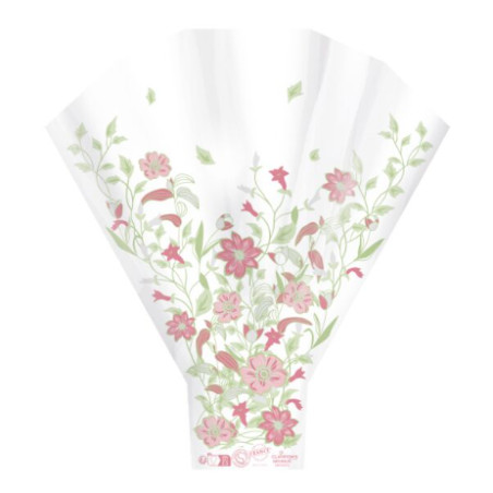 Paquet de 50 housses à bouquet emballage plastique grossiste fleuriste