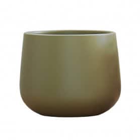 Cache-pot unis olive plusieurs tailles - Origine - Contenants - Grossiste