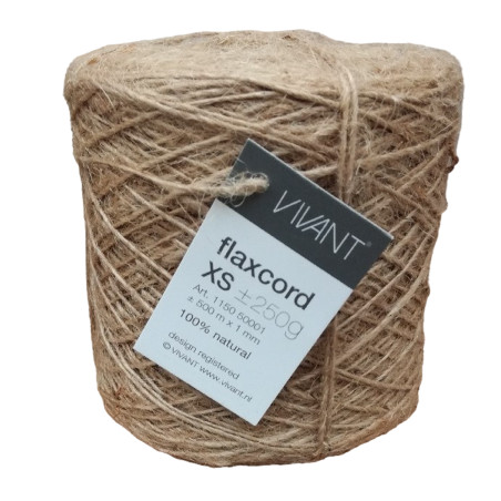 Rouleau de corde naturel 1mm x 500M - Lasso - Fournitures - Grossiste
