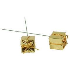 cadeau sur pic d'agrément décoratif H. 25 mm