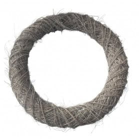 Couronne en osier gris 2 tailles - Lilibet - Décoration - Grossiste