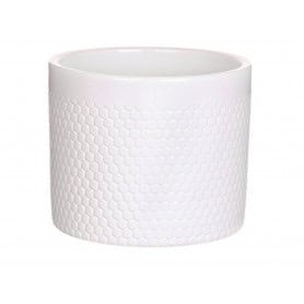 Cache-pot blanc - Capri - Contenants - Grossiste