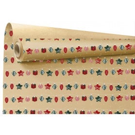 Rouleau de kraft vergé 0.70x40M - Parure - Emballage - Grossiste