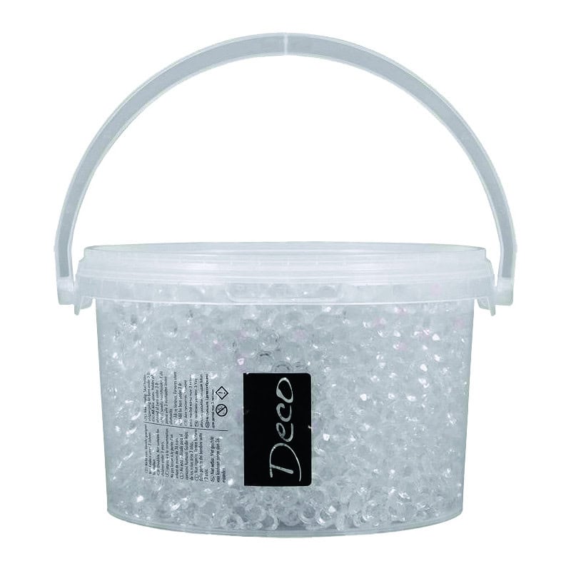 Seau de 2.5L de diamants décoratifs 3 tailles Seau de 2.5L de diamants décoratifs 3 tailles