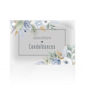Paquet de 10 cartes + enveloppes imagine "condoléances" - Spokane - Carterie - Grossiste