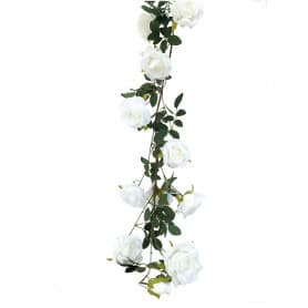 Guirlande de roses L. 170cm 2 couleurs - Ballerina - Artificiel - Grossiste