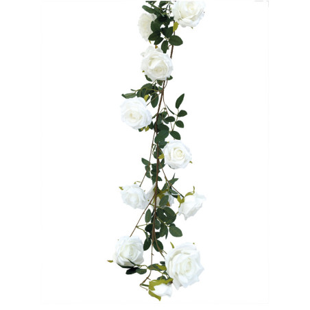 Guirlande de roses L. 170cm 2 couleurs - Ballerina - Artificiel - Grossiste