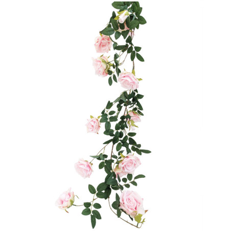 Guirlande de roses L. 170cm 2 couleurs - Ballerina - Artificiel - Grossiste