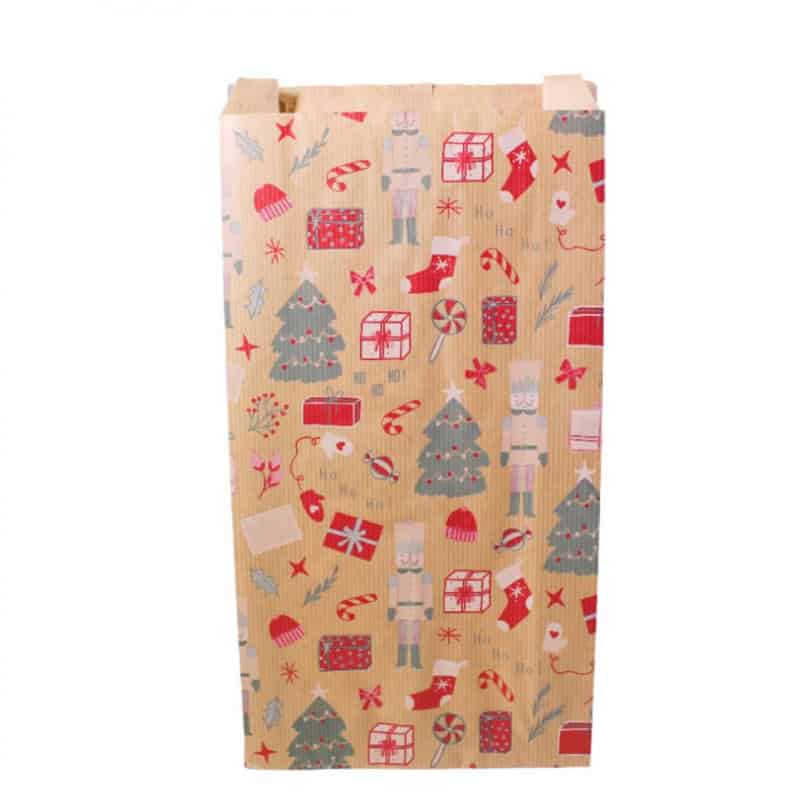 Paquet de 150 sachets en kraft décoré 3 tailles - Noella - Emballage - Grossiste Paquet de 150 sachets en kraft décoré 3 tailles - Noella - Emballage - Grossiste
