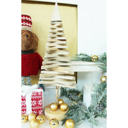 Sapin en bois - Décoration en bois - Décoration Noël - Grossiste fleuriste - Fournisseur fleuriste