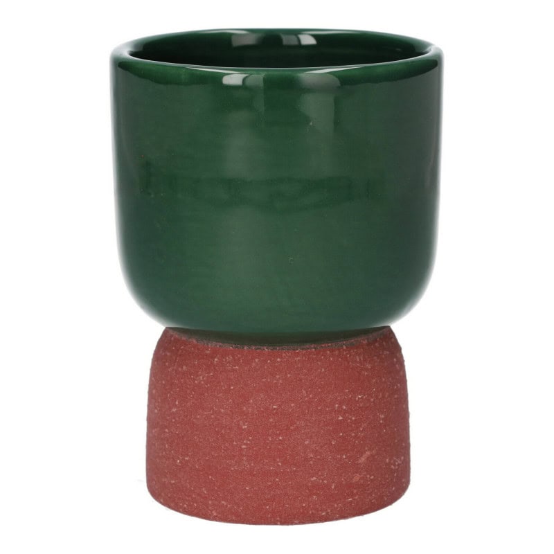Cache-pot Vert/Terra 2 tailles - Dublo - Contenants - Grossiste Cache-pot Vert/Terra 2 tailles - Dublo - Contenants - Grossiste