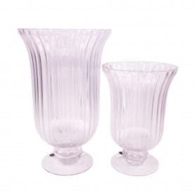 Vase sur pied 2 tailles - Union - Verrerie - Mariage - Grossiste