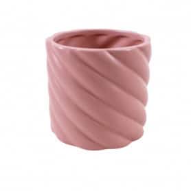Cache-pot cylindre torsadé - Cocoon - Contenants - Grossiste
