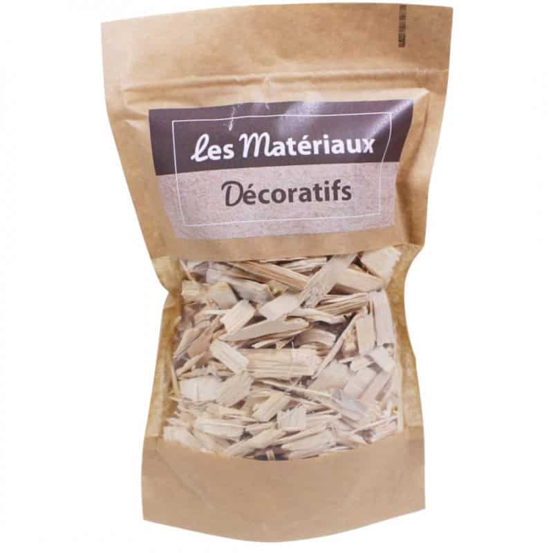 Copeaux de bois 15-30 mm - Sachet de 85g - grossiste décoration Copeaux de bois 15-30 mm - Sachet de 85g - grossiste décoration