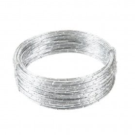 Fil aluminium diamant argent
