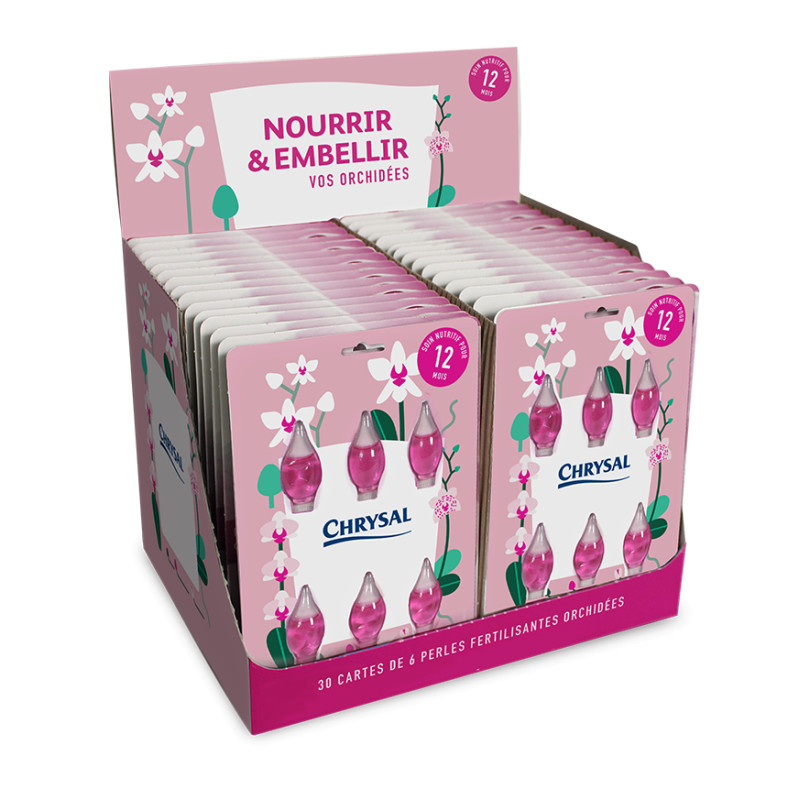 Chrysal perles fertilisantes pour orchidées - nourrir les plantes