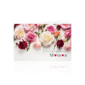 Paquet de 10 cartes romantico "maman" - Mum - Carterie Grossiste