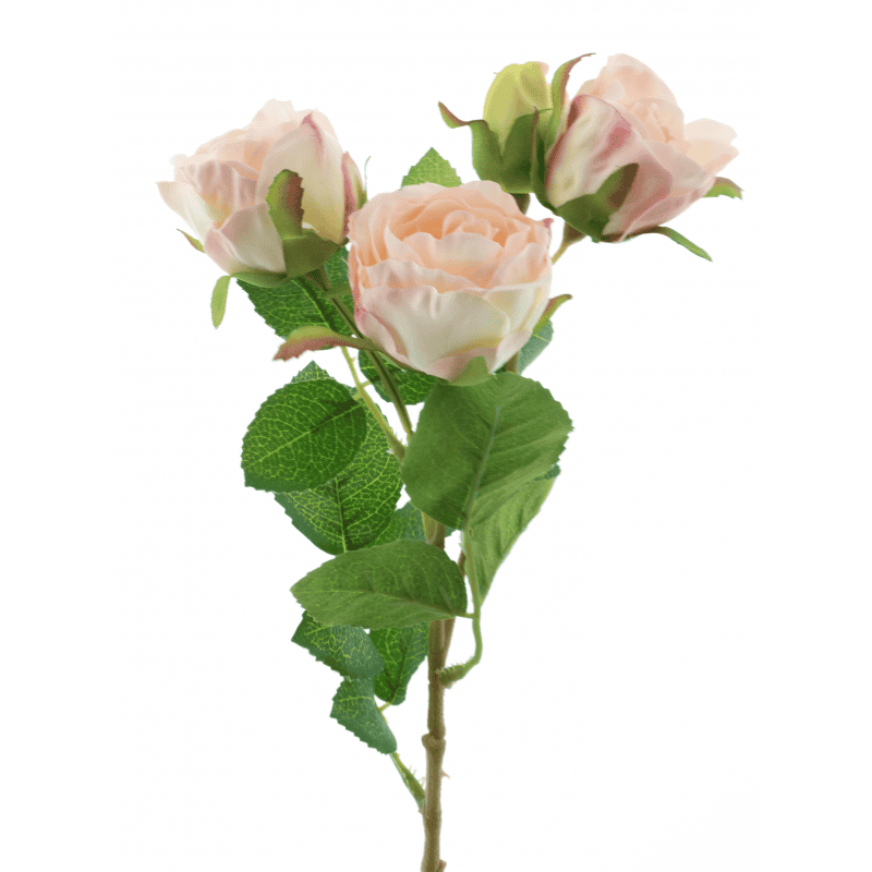 Rose artificielle 38cm 3 fleurs - Enol - Fleurs artificielles - Grossiste