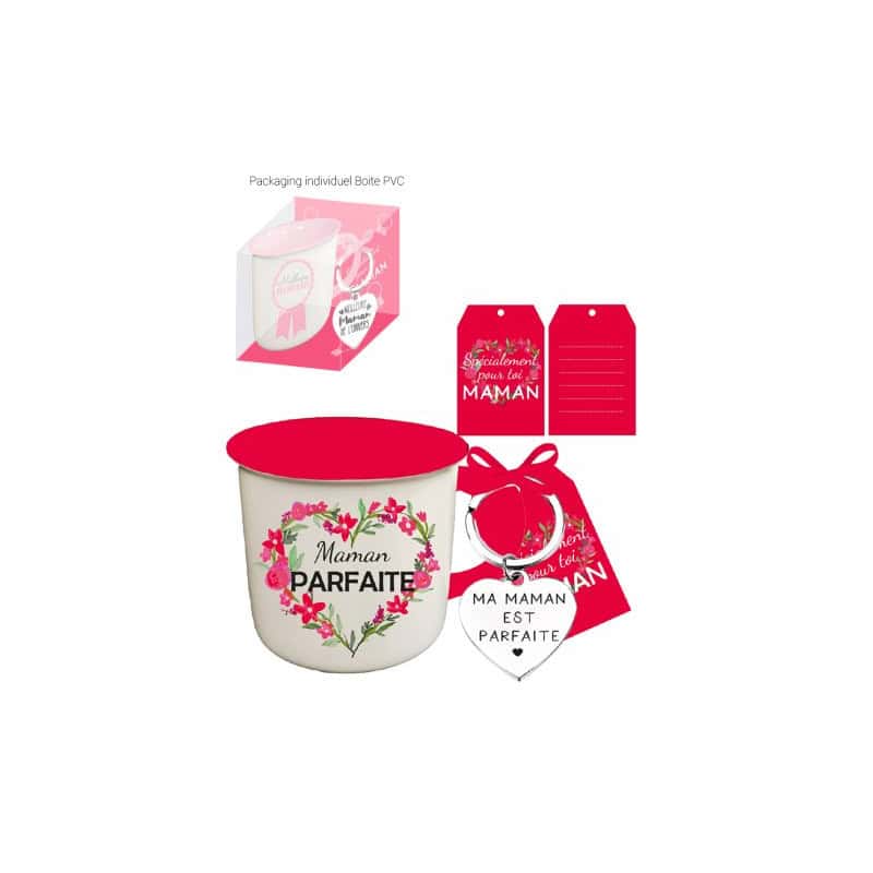Mug avec porte clé - Maman parfaite - Décoration - Cadeaux - Grossiste Mug avec porte clé - Maman parfaite - Décoration - Cadeaux - Grossiste
