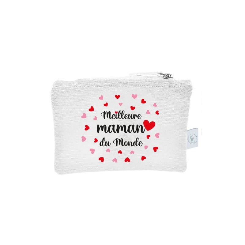 Pochette "meilleure maman du monde" - Calin - Cadeaux - Grossiste