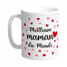 Mug "meilleure maman du monde" - Calin - Cadeaux - Grossiste