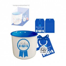Mug avec porte clé - Meilleur papa - Décoration - Cadeaux - Grossiste