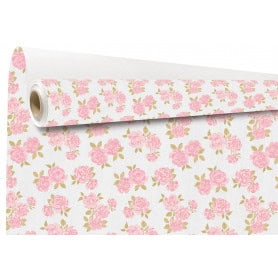 Rouleau de kraft imprimé 0.80x40M - Elsa - Emballage grossiste fleuriste