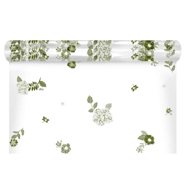 Rouleau de polypro 35µ 0.60x120M 2 couleurs - Lara - Emballage fleuriste
