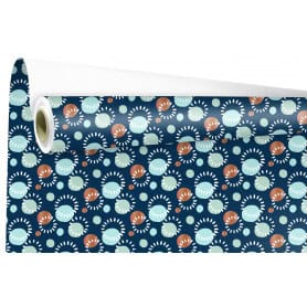 Rouleau de papier cadeau 0.70x50M - Mathilde - Emballage - Grossiste