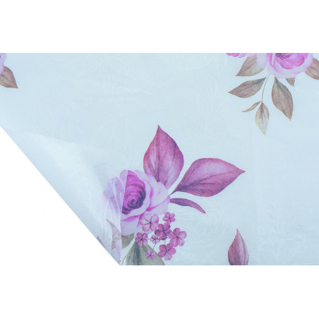 Rouleau de papier de soie imprimé 0.50x50M - Régina - Emballage - Grossiste fleuriste