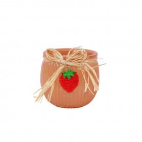 Photophore fruit (assortiment 3 couleurs) - Sorbet - Grossiste décoration