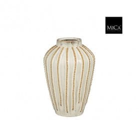 Vase blanc cassé 2 tailles - Cathy - Contenants - Grossiste fleuriste