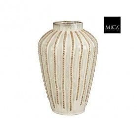 Vase blanc cassé 2 tailles - Cathy - Contenants - Grossiste fleuriste