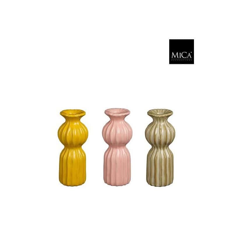 Vase soliflor (assortiment 3 couleurs) - Felipe - Grossiste vase