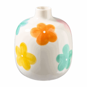 Vase fantaisie en céramique 2 tailles - Flora - Grossiste fleuriste