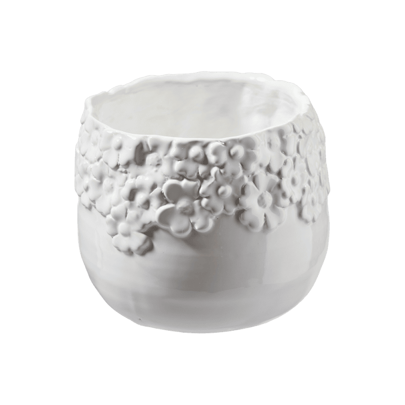 Cache-pot en céramique blanc 3 tailles - Vénus - Grossiste contenant fleuriste Cache-pot en céramique blanc 3 tailles - Vénus - Grossiste contenant fleuriste